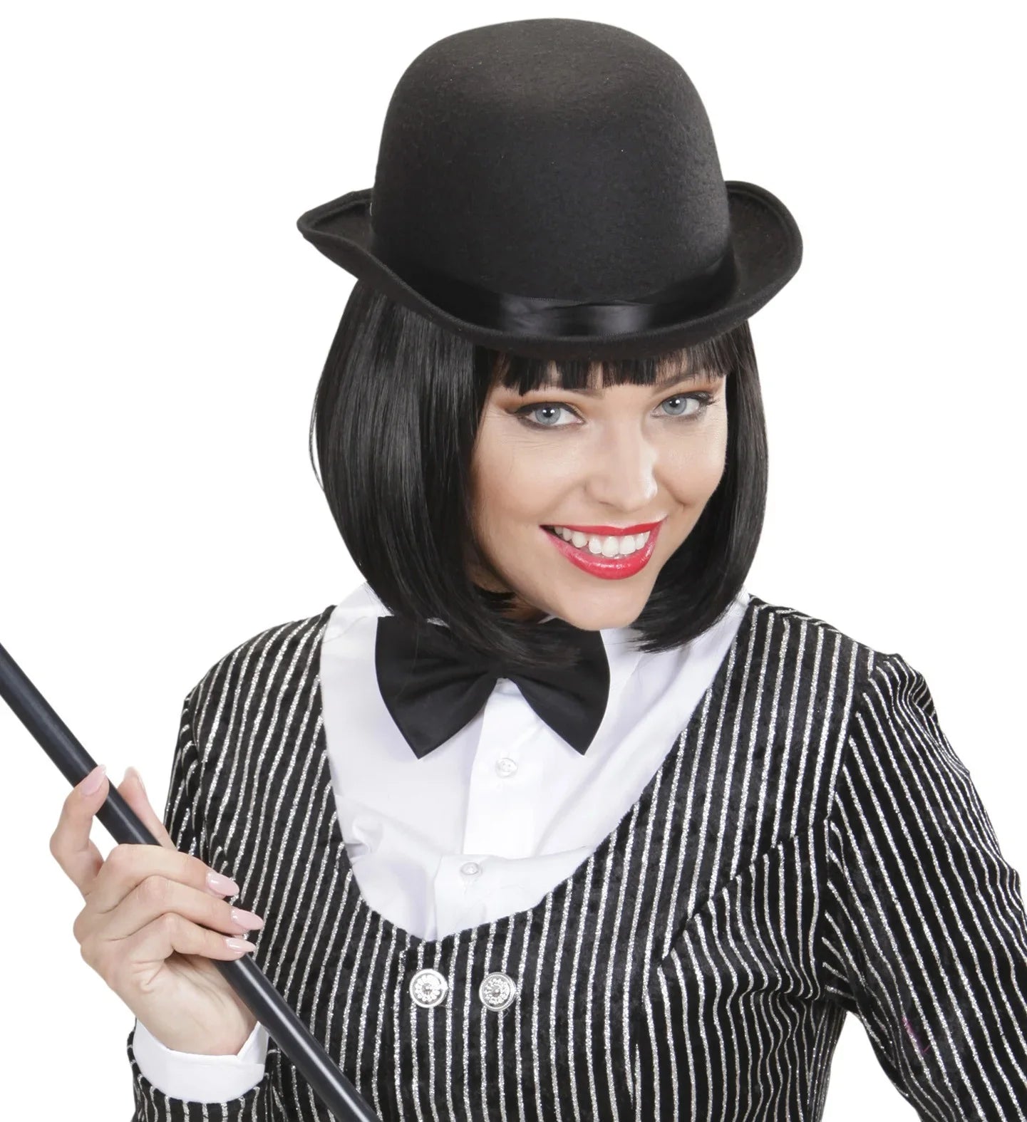 Bombín negro Premium Sombreros y Gorros Widmann